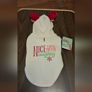 Doggie Reindeer Pet Hoodie
